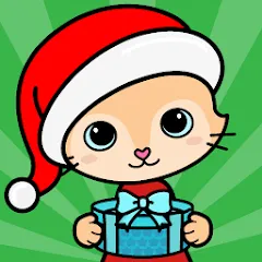 Взломанная Yasa Pets Christmas (Яса Петс Кристмас)  [МОД Много монет] - полная версия apk на Андроид