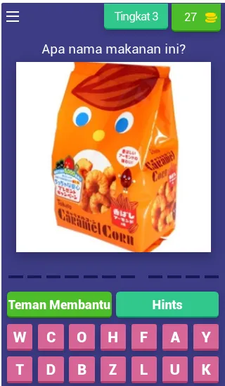 Tebak Makanan Ringan Indonesia (Гаме маканан Ринган)  [МОД Меню] Screenshot 4