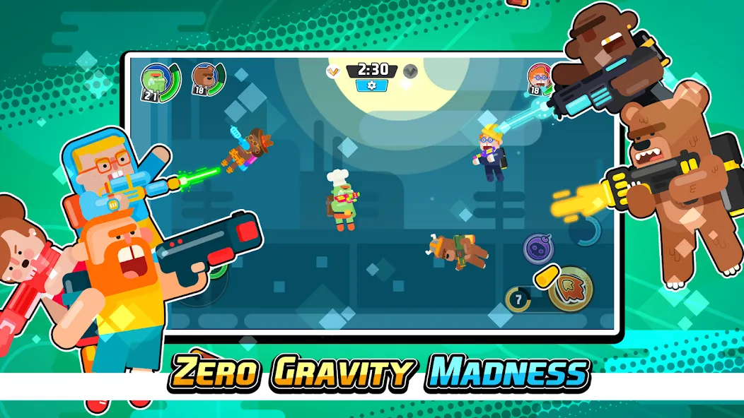 Gravity Brawl: Hero Shooter  [МОД Бесконечные деньги] Screenshot 1