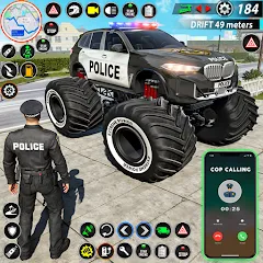 Взломанная Police Monster Truck Car Games  [МОД Бесконечные деньги] - стабильная версия apk на Андроид