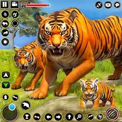 Взлом Tiger Simulator Lion games 3D (Тигровый Симулятор Игр Льва 3D)  [МОД Бесконечные монеты] - стабильная версия apk на Андроид