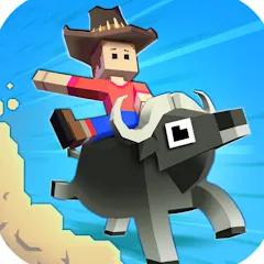 Скачать взломанную Rodeo Stampede: Sky Zoo Safari  [МОД Меню] - стабильная версия apk на Андроид