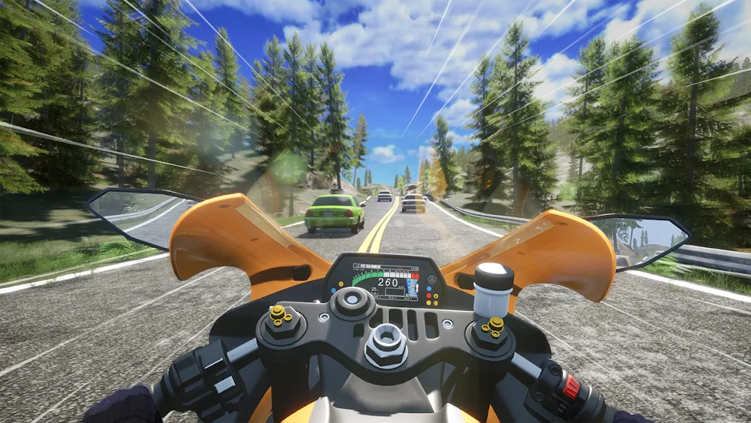 Speed Moto Dash:Real Simulator (Спид Мото Дэш)  [МОД Меню] Screenshot 5