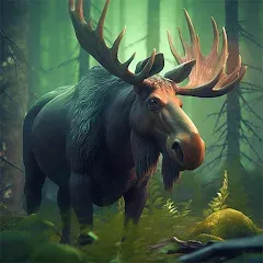 Взломанная The Moose - Animal Simulator (Зе Мус)  [МОД Много денег] - стабильная версия apk на Андроид