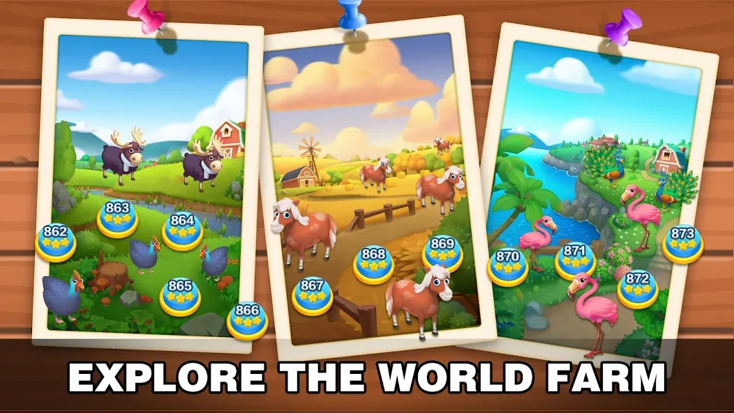 Solitaire Farm: Card Games (Соляр Фарм)  [МОД Mega Pack] Screenshot 5