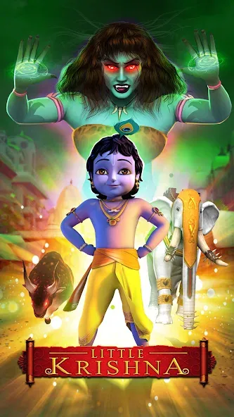 Little Krishna (Литтл Кришна)  [МОД Menu] Screenshot 1