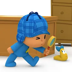 Скачать взломанную Pocoyo and the Hidden Objects. (Покойо)  [МОД Unlocked] - полная версия apk на Андроид