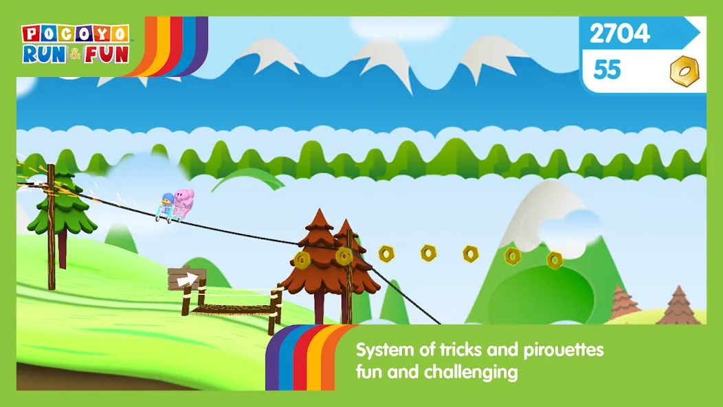 Pocoyo Run & Fun: Cartoon Jump  [МОД Много денег] Screenshot 4