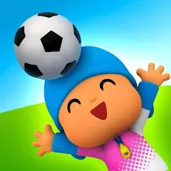 Скачать взлом Talking Pocoyo Football  [МОД Бесконечные деньги] - полная версия apk на Андроид