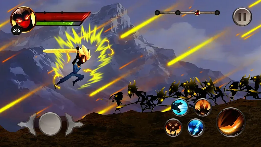 Stickman Legends Offline Games  [МОД Бесконечные деньги] Screenshot 4