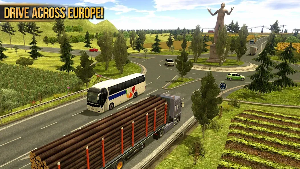 Truck Simulator : Europe  [МОД Unlocked] Screenshot 3