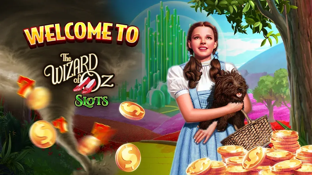 Wizard of Oz Slots Games (Волшебник из страны Оз игровой автомат)  [МОД Все открыто] Screenshot 1