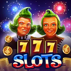 Скачать взломанную Willy Wonka Vegas Casino Slots (Вилли Вонка Вегас Казино Слоты)  [МОД Много денег] - стабильная версия apk на Андроид