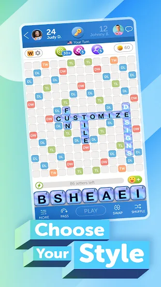 Words With Friends 2 Word Game (Вордс вит Френдс 2 Классик)  [МОД Меню] Screenshot 5