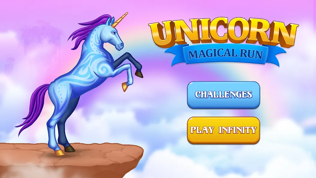 Unicorn Dash: Magical Run (Юникорн Дэш)  [МОД Menu] Screenshot 1