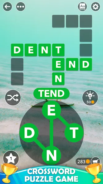 Word Cross: Offline Word Games  [МОД Бесконечные монеты] Screenshot 5