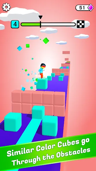 Block Surfer (Блок Серфер)  [МОД Много денег] Screenshot 2