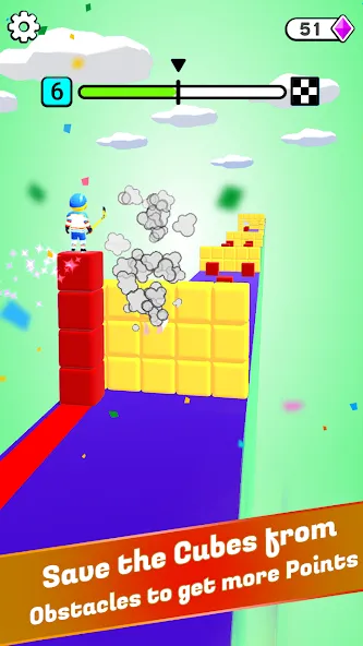 Block Surfer (Блок Серфер)  [МОД Много денег] Screenshot 3