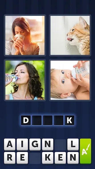 4 Pics 1 Word (Картинки 1 Слово)  [МОД Бесконечные деньги] Screenshot 4