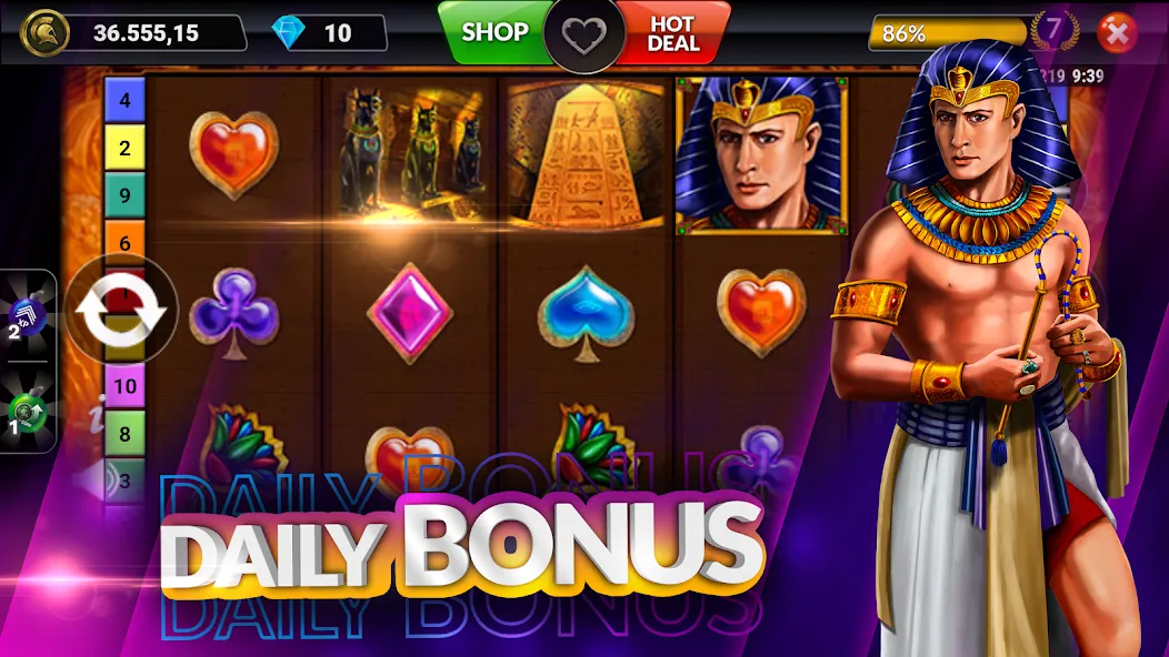 SpinArena Online Casino Slots (СпинАрена Онлайн Казино Слоты)  [МОД Бесконечные монеты] Screenshot 4