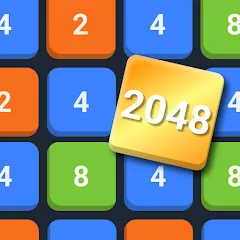 Скачать взлом 2048: Puzzle Game! Merge Block (Две тысячи сорок восемь)  [МОД Бесконечные монеты] - полная версия apk на Андроид