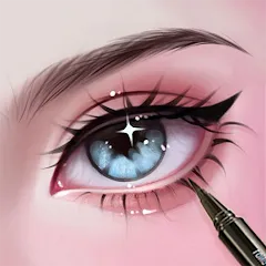 Взломанная Makeup Stylist: Makeup Game (Сам сделай макияж)  [МОД Меню] - полная версия apk на Андроид