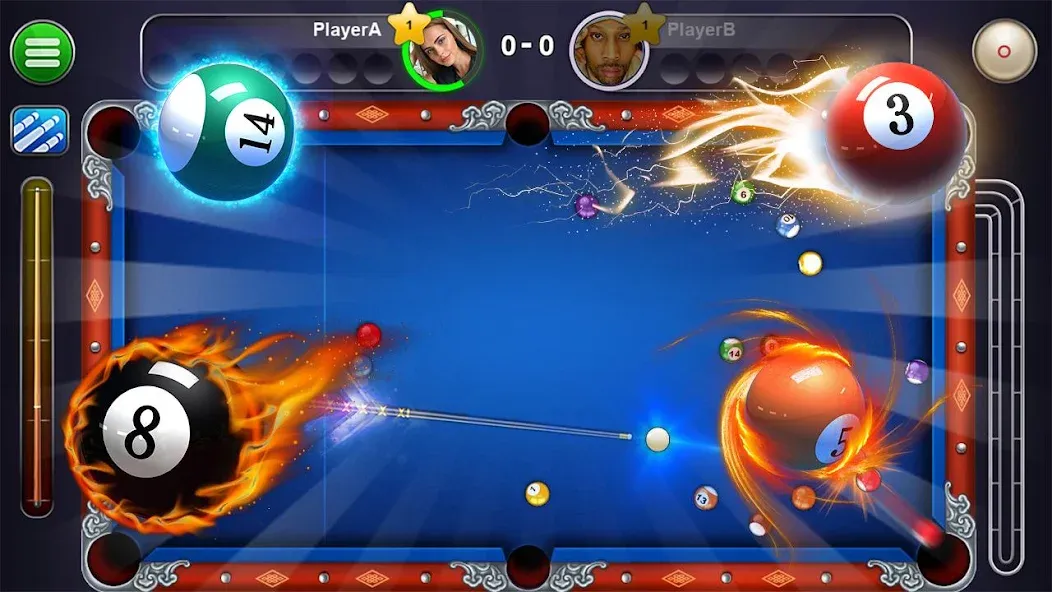 8 Ball Live - Billiards Games (Бол Лайв)  [МОД Бесконечные монеты] Screenshot 3