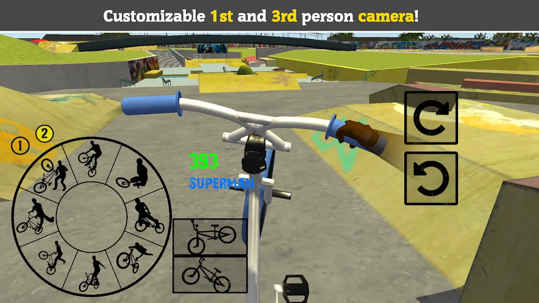 BMX FE3D 2 (БМХ ФЭ3Д 2)  [МОД Unlimited Money] Screenshot 2