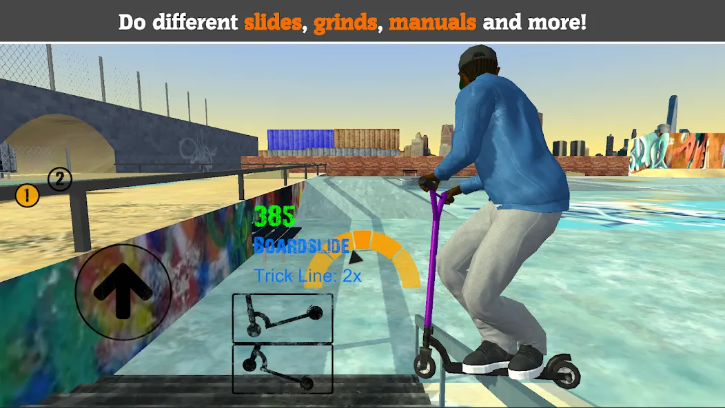 Scooter FE3D 2 (Скутер ФЭ3Д 2)  [МОД Все открыто] Screenshot 1