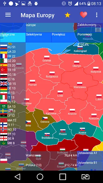 Europe map  [МОД Бесконечные деньги] Screenshot 1