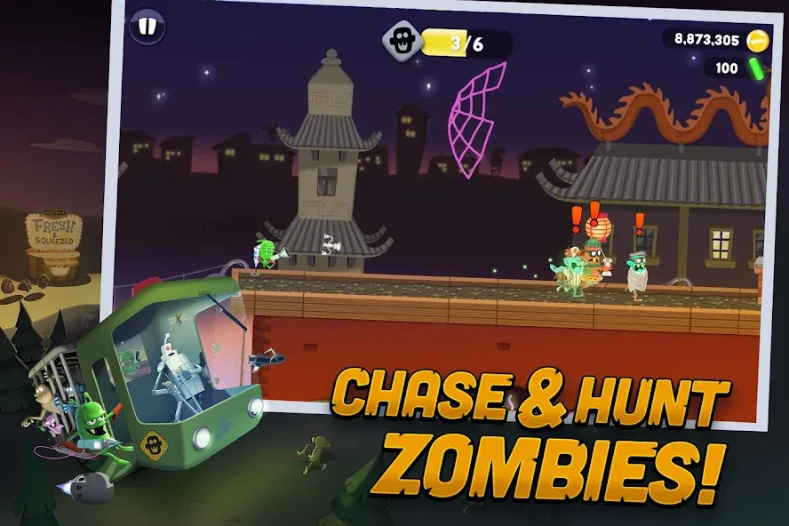 Zombie Catchers : Hunt & sell (Зомби Кэтчерс)  [МОД Бесконечные деньги] Screenshot 1