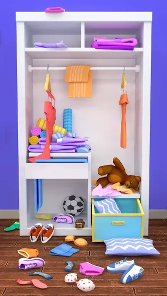 Fill the Closet: Organize Game (Фил зе Клозет)  [МОД Много денег] Screenshot 1