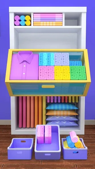 Fill the Closet: Organize Game (Фил зе Клозет)  [МОД Много денег] Screenshot 3