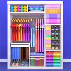 Взломанная Fill the Closet: Organize Game (Фил зе Клозет)  [МОД Много денег] - стабильная версия apk на Андроид