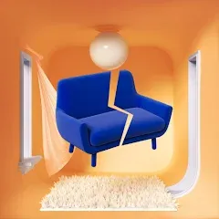 Взломанная Design League! Redecor Puzzle (Хоум Дизайн)  [МОД Много монет] - полная версия apk на Андроид