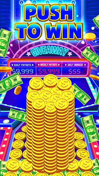 Cash Carnival Coin Pusher Game (Кэш Карнавал Монетный Толкатель Игра)  [МОД Все открыто] Screenshot 2