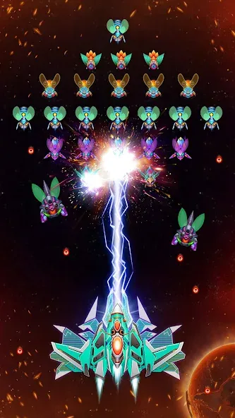 Galaxy Attack - Alien Shooter (Гэлэкси аттак)  [МОД Mega Pack] Screenshot 1