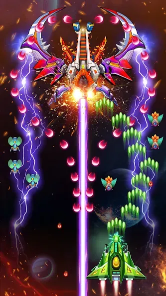 Galaxy Attack - Alien Shooter (Гэлэкси аттак)  [МОД Mega Pack] Screenshot 3