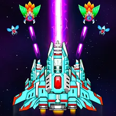 Взломанная Galaxy Attack - Alien Shooter (Гэлэкси аттак)  [МОД Mega Pack] - стабильная версия apk на Андроид