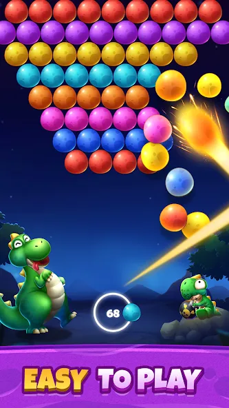Bubble Shooter Primitive Eggs (Бабл Шутер Примитивные Яйца)  [МОД Unlocked] Screenshot 4
