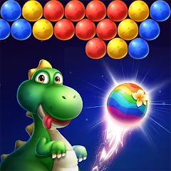 Взломанная Bubble Shooter Primitive Eggs (Бабл Шутер Примитивные Яйца)  [МОД Unlocked] - полная версия apk на Андроид
