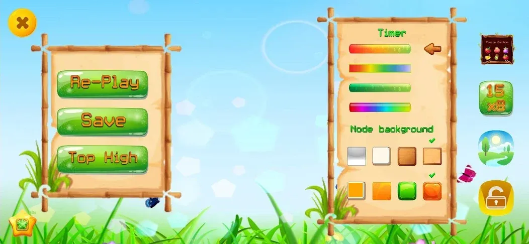 Link fruits - fruit match pair  [МОД Все открыто] Screenshot 3