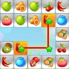 Скачать взломанную Link fruits - fruit match pair  [МОД Все открыто] - последняя версия apk на Андроид