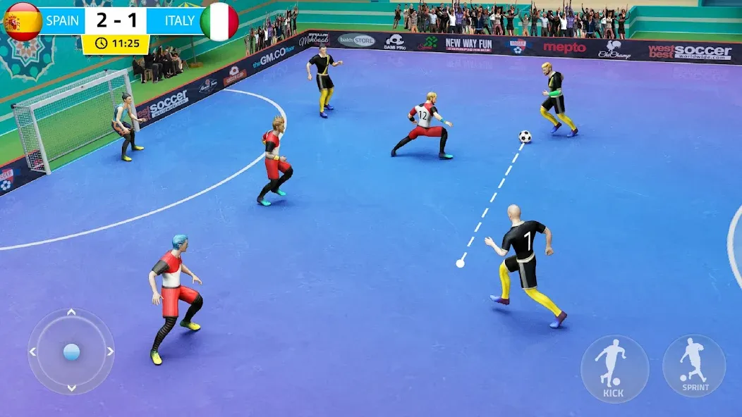 Indoor Futsal: Football Games (Индор Футзал)  [МОД Все открыто] Screenshot 1