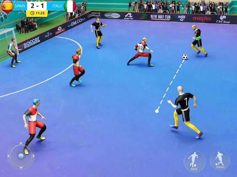 Indoor Futsal: Football Games (Индор Футзал)  [МОД Все открыто] Screenshot 5