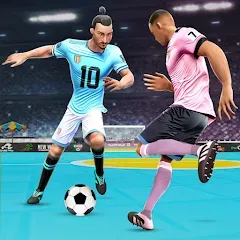 Взломанная Indoor Futsal: Football Games (Индор Футзал)  [МОД Все открыто] - последняя версия apk на Андроид