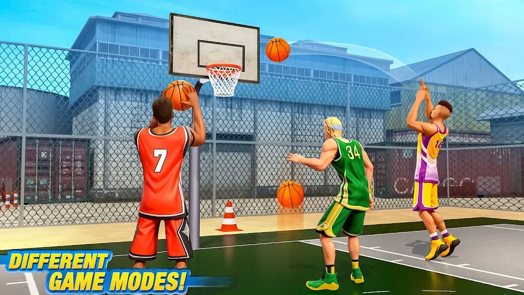 Dunk Smash: Basketball Games (Баскетбольные игры)  [МОД Бесконечные деньги] Screenshot 3