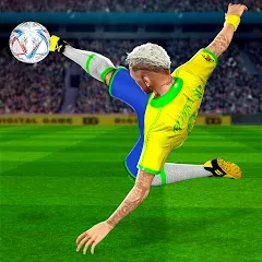 Скачать взлом Play Football: Soccer Games (тар Футбол 23)  [МОД Бесконечные монеты] - стабильная версия apk на Андроид