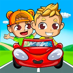 Скачать взломанную Vlad and Niki: Car Games  [МОД Бесконечные деньги] - стабильная версия apk на Андроид