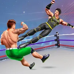Взломанная Tag Team Wrestling Game (Таг Тим Реслинг Гейм)  [МОД Все открыто] - последняя версия apk на Андроид